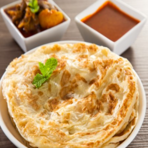 手抓餅+沙律醬咖哩汁